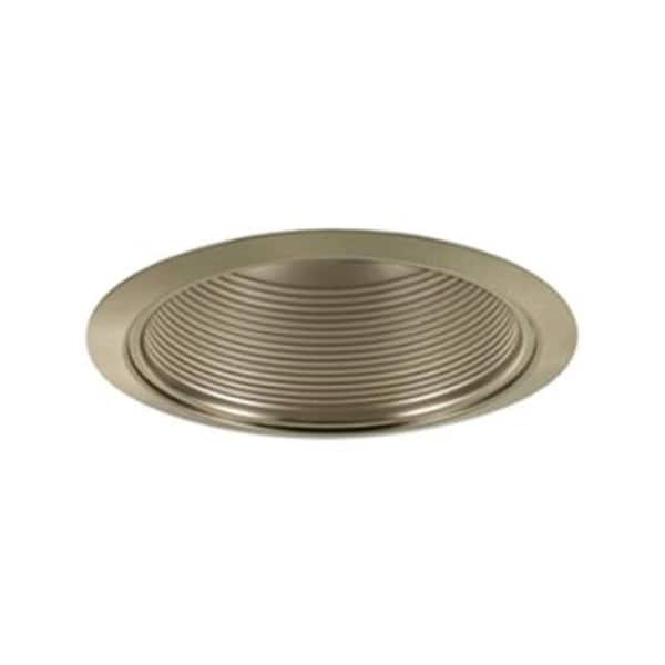 Jesco 6 in. Line Voltage Step Baffle Trim- Satin Chrome TM609ST - main